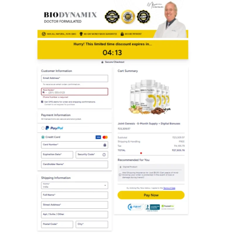 official sale page example